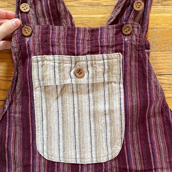 Boho Overall Shorts Sz Sm/Med - Picture 2 of 10